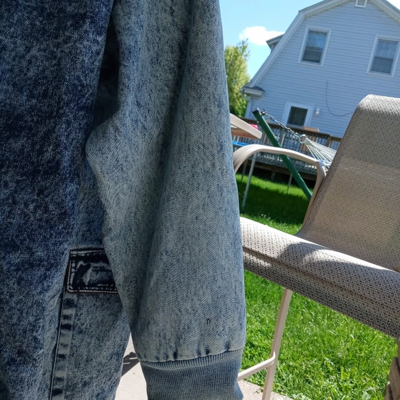 Vintage acid wash denim coat - Picture 7 of 9